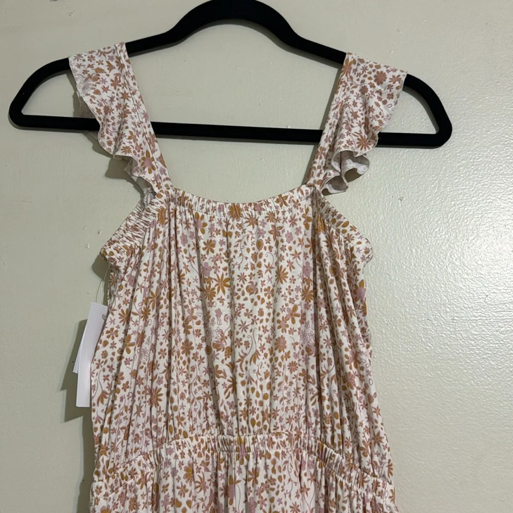Nordstrom girls floral jumpsuit